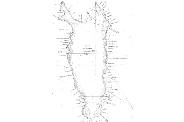 今井八九郎測量図